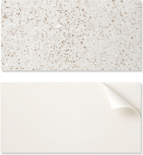 Ready To Install Vinyl Tile Set Small Stones Design 6x60x30 Pcs