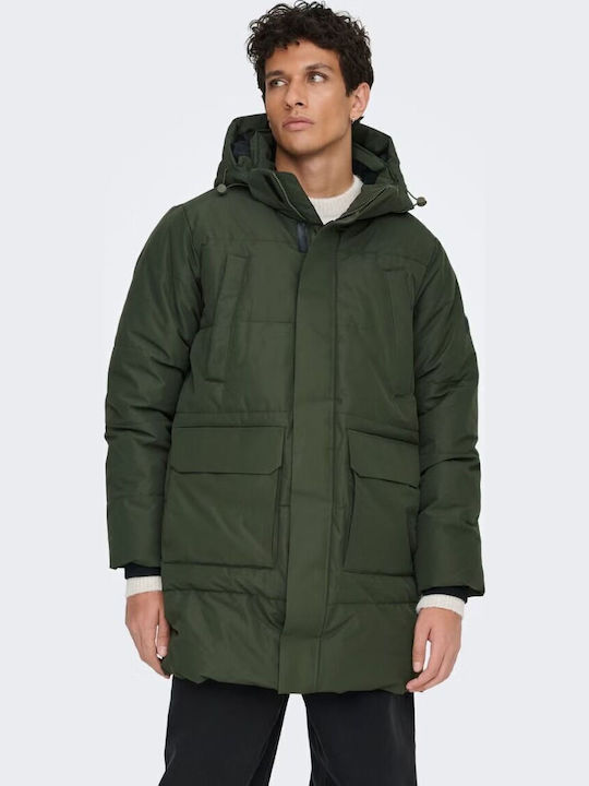 Winter Jacket Parka Green