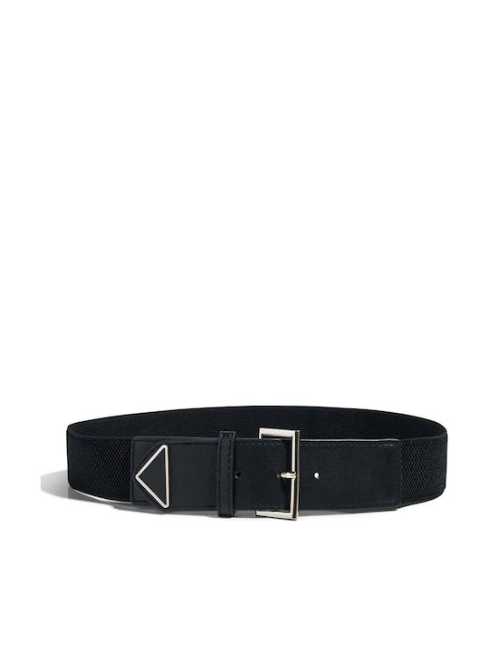 Access Elastic Black Women's Belt