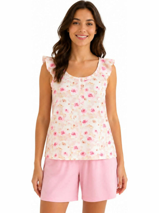 Passion Sommerliches Damen-Schlafanzug-Set Rosa Passion Sommerliches Damen-Schlafanzug-Set Rosa