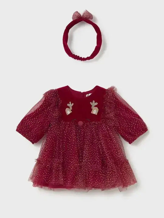 Mayoral Girls Dress Red