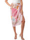 Pink Midi Pareo Animal Print