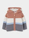 Kids Knitted Cardigan with Hood Brown