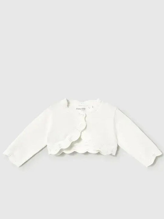 Mayoral Kinder-Strickjacke Ecru