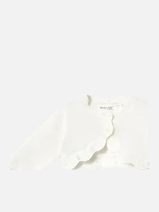 Mayoral Kinder-Strickjacke Ecru