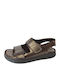 Leather Men's Sandals in Brown Colour