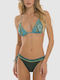 Set Bikini Dreieck Grün
