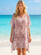 Bode Damenbademode Kaftan Lila
