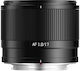 TTArtisan Φωτογραφικός Φακός AF 17mm f/1.8 Air Σταθερός για Nikon Z Mount Μαύρος