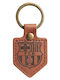 Fc Barcelona Schlüsselanhänger Original Lizenzierter Leder Anhänger Bll7061
