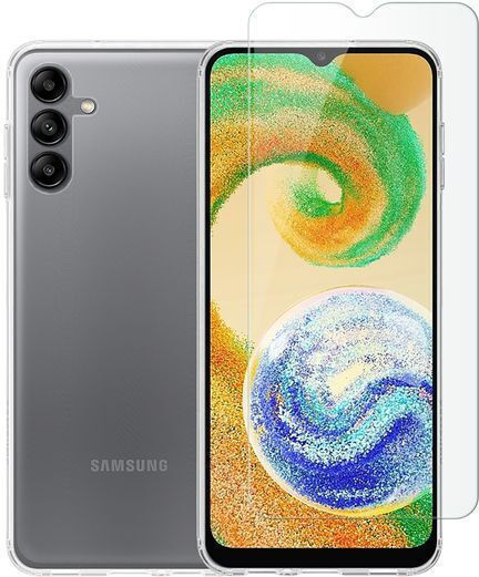 Redshield Back Cover Tempered Glass Transparent Galaxy A04