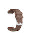 Twill Texture Silicone Strap Amazfit Gtr 4 46mm Brown