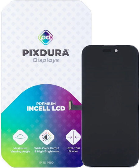 Pixdura Apple Iphone 15 Pro Display Digitizer In-cell Premium Ic Removable 120hz