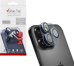 Volte-Tel Protecție Cameră Tempered Glass Albastră pentru Iphone 16 Pro, Iphone 16 Pro Max Volte-Tel Protecție Cameră Tempered Glass Albastră pentru Iphone 16 Pro, Iphone 16 Pro Max