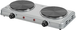 Eldom Countertop Burner Enamel Double Inox