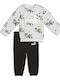 Kids Sweatpants Set With Top White Minicats