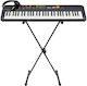 Yamaha Yamaha PSR-F52 с 61 клавиши с монтажна скоба и слушалки Черен Premium Bundle II