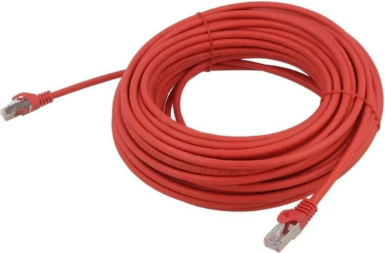 Gembird S/FTP Cat.6a (Gigabit) Мрежов Кабел Ethernet 20м Червен