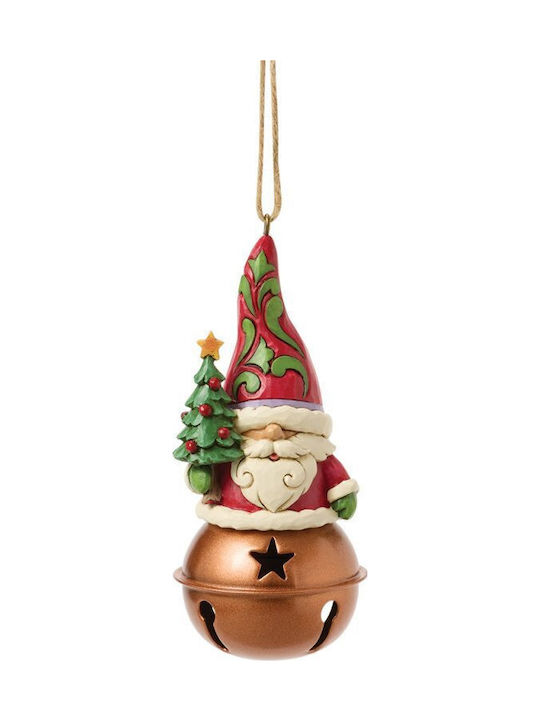 Weihnachtszwerge An Glocke Hängornament 10 Cm