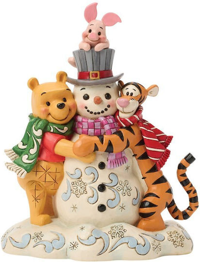 A Chilly Creation Pooh & Friends Snowman Figurine 18 Cm