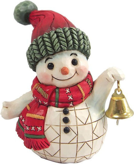 Mini Snowman Bell 9 Cm