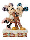 Zuckerüberzogene Süßigkeiten Mickey & Minnie Lebkuchenfigur 16 cm
