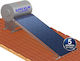 Super Solar Ηλιακός Θερμοσίφωνας 160lt Glass Διπλής Ενέργειας 2τ.μ. Κεραμοσκεπής Επιλεκτικός