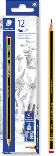Staedtler Creion HB cu gumă de șters Roșu