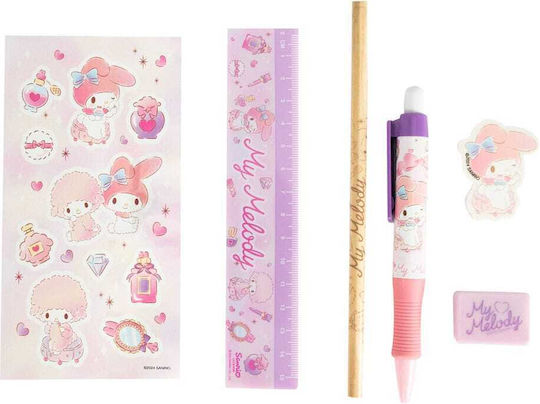 Set de papetărie Sanrio 6 bucăți My Melody