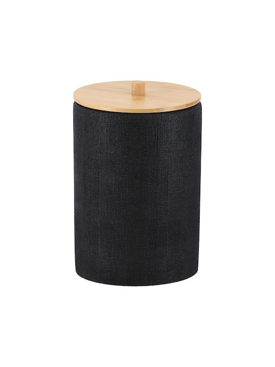 Eurocasa Plastic Black Waste Bin 30lt
