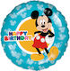 Balon Folie 17 Mickey Mouse Happy Birthday Colorat 45 Cm
