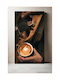Πίνακας Pouring Latte Heart Design Pouring Latte Heart Design 100x150