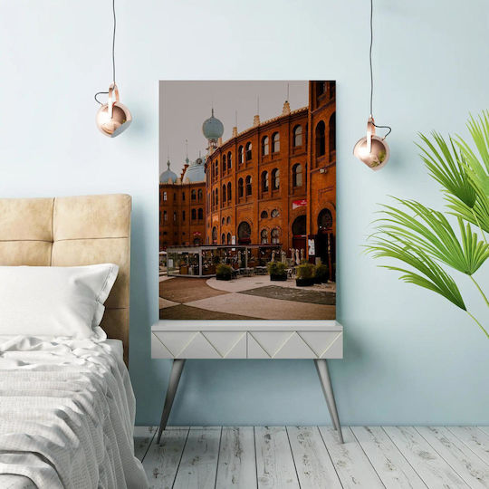 Painting Historic Building Domes Outdoor Cafe Historic Building Domes Outdoor Cafe 100x150