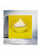 Панел Bright Cupcake На Жълт Фон Светещ Cupcake Жълт Фон 110x110