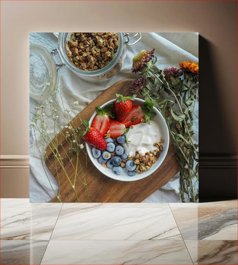 Painting Yogurt Fresh Berries Granola Yogurt Fresh Berries Granola 110x110