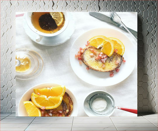 Πίνακας Breakfast Tea Fruit Πρωινό Τσάι Φρούτα 110x110