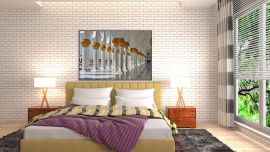 Painting Golden Columns In Architectural Detail Golden Columns Architectural Detail 150x100