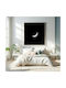 Painting Crescent Moon In Night Sky Crescent Moon In The Night Sky 110x110