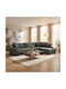 Vaneto Corner Couch with Left Corner Anthracite 298x208x85cm