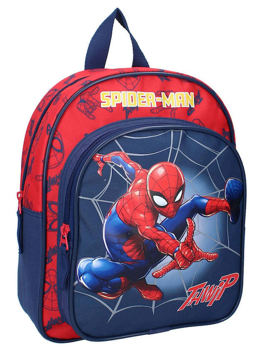 Vintage Lovers School Backpack For Elementary Blue 25 x 11 x 30cm