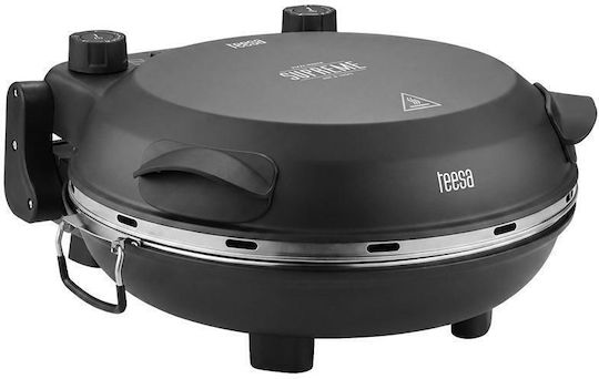 Teesa Elektrischer Pizzaofen 1.2kW Schwarz