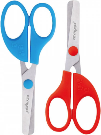 Keyroad Scissors For Left-Handers 13cm With Metallic Blade (Miscellaneous Colours) 1 Piece