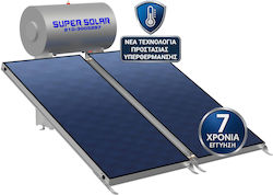 Super Solar Слънчев Бойлер 200lt Стъкло Двойно Действие 3кв.м. Ниска Височина Изборен Super Solar Слънчев Бойлер 200lt Стъкло Двойно Действие 3кв.м. Ниска Височина Изборен