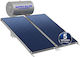 Super Solar Ηλιακός Θερμοσίφωνας 160lt Glass Τριπλής Ενέργειας 3τ.μ. Χαμηλού Ύψους Επιλεκτικός