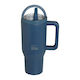 Ecolife Thermos Bottle Stainless Steel BPA Free 900ml Double Handle Ecolife Blue Marine with Handle
