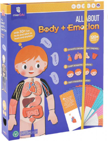 Mieredu Μαγνητικό Παιχνίδι Κατασκευών All About Body & Emotions για Παιδιά 4+ Ετών