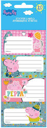 Peppa Pig Notebook Labels 10 Pieces Peppa Pig Notebook Labels 10 Pieces
