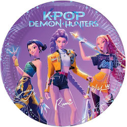 Хартиени чинии K-pop 8бр 23см 98638 Хартиени чинии K-pop 8бр 23см 98638