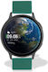 Tekday Smartwatch 656562 Green Silicone Strap