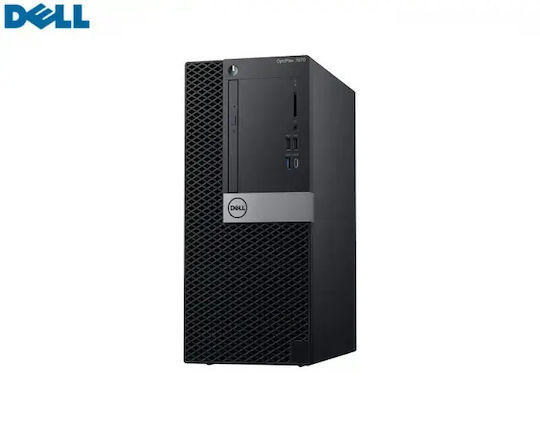 Dell 7070 MT Überarbeiteter Grade A (Kern i5-9500/8GB/256GB SSD/Kein Betriebssystem)